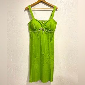 Madison Leigh Lime Green Dress